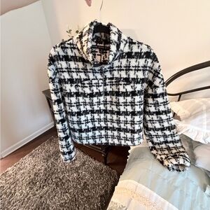 HYFVE Houndstooth Fleece Jacket